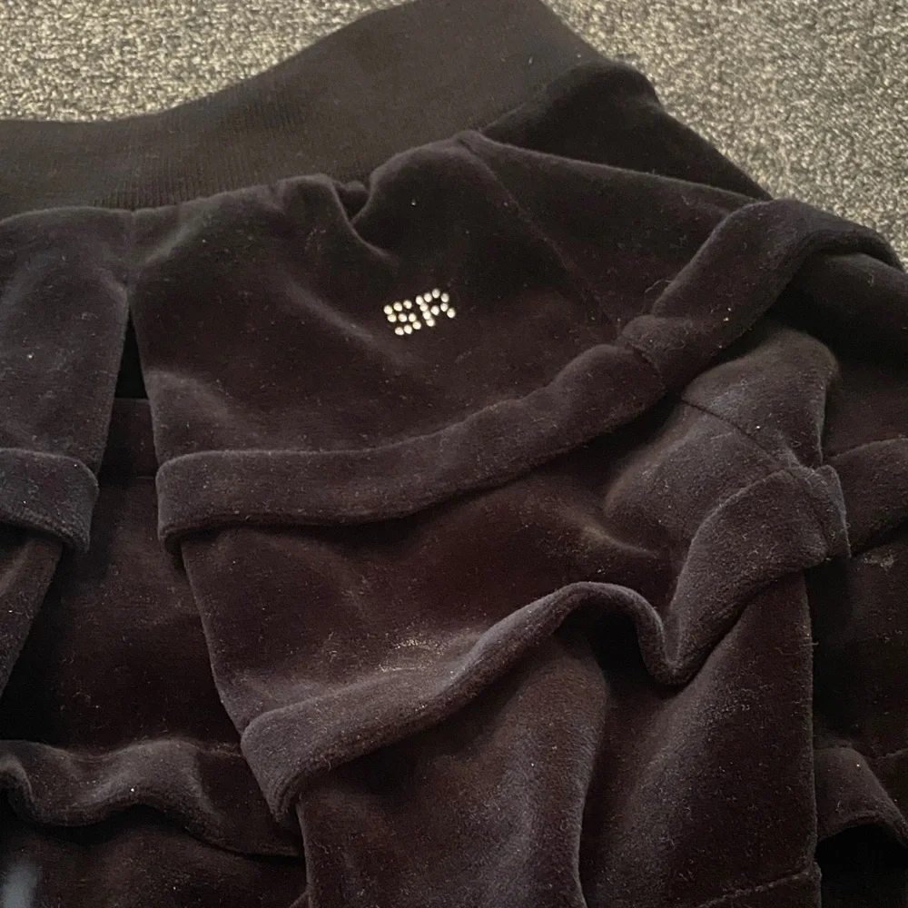 Sonia Rykiel Paris Black velour balloon skirt size 12y